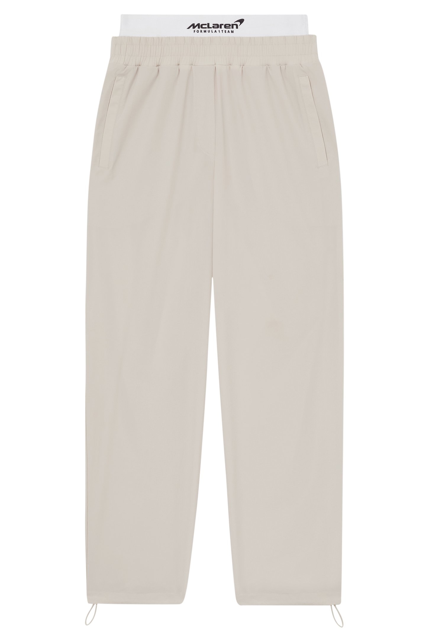 COLETTE TECHNICAL BOXER SHORT WAISTBAND TROUSER STONE 4