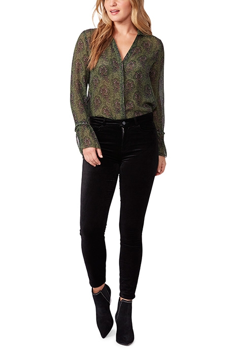 HOXTON ANKLE VELVET PANT BLACK OVERDYE 4