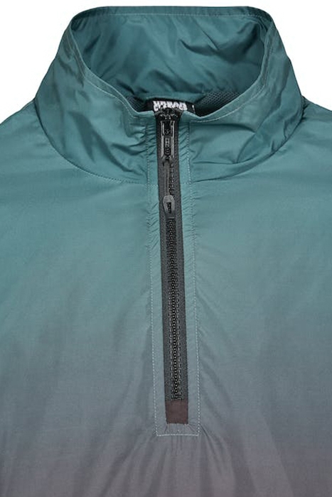 GRADIENT PULL OVER JACKET BLACK/BOTTLEGREEN 8