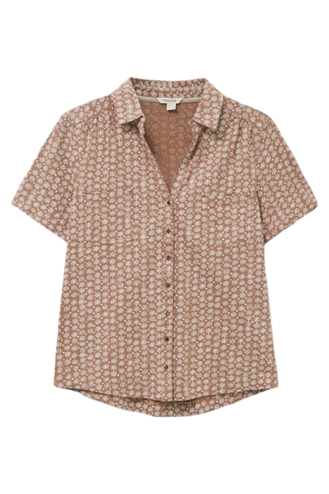 PENNY POCKET JERSEY SHIRT BROWN 1
