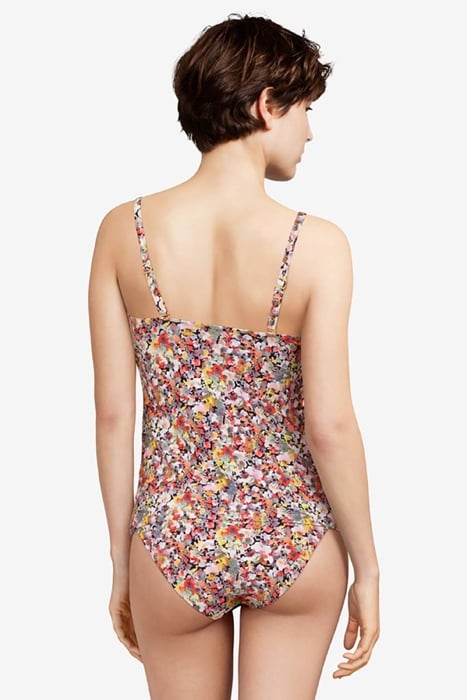 SW TANKINI UNDERW. BANDEAU BECKY TANKIN FLOWERS PRINT 3