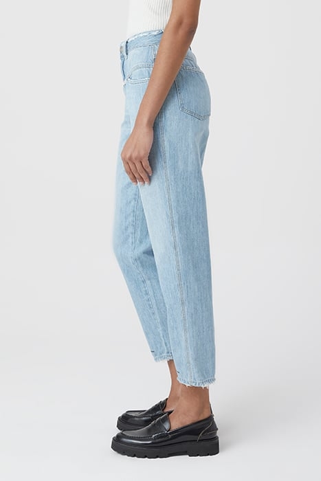 WOMEN PEDAL PUSHER JEANS LIGHT BLUE 3