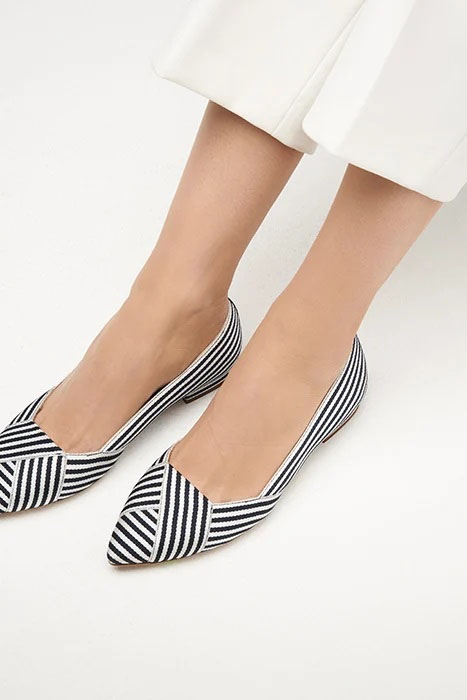 AVA BALLERINA SHOES NAVY 2