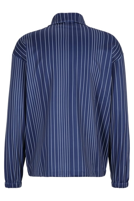 TAARSTEDT STRIPED TRACK JACKET MEDIEVAL BLUE/ANTIQUE WHITE I 2