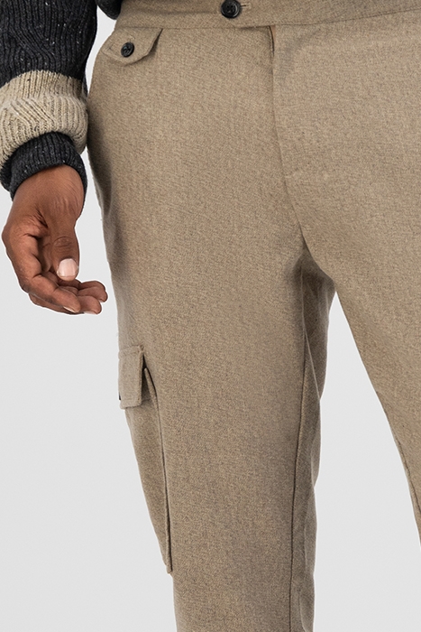 LANCASTER COMBAT PANTS MELANGE FLAN FALLEN ROCK 5