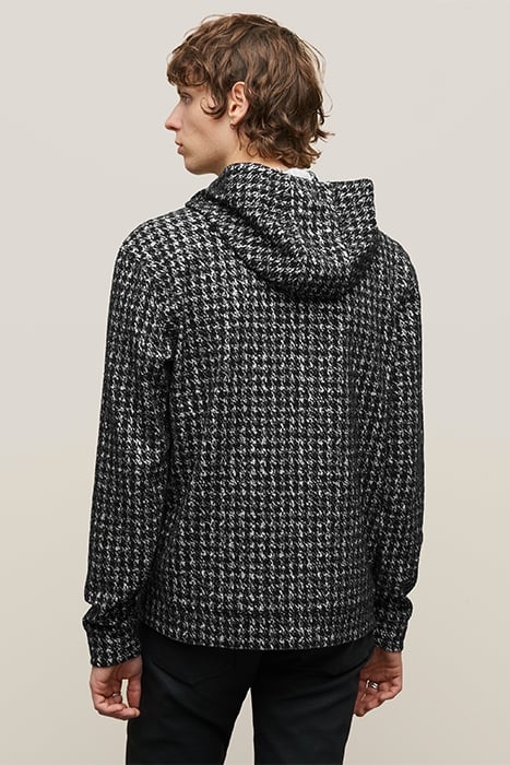 DELANCEY REGULAR FIT LS POP-UP HOODIE BLACK 2