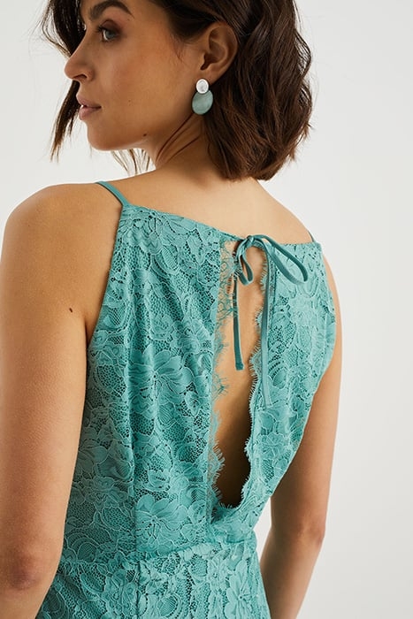 DRESS MIDI PASTEL GREEN 5