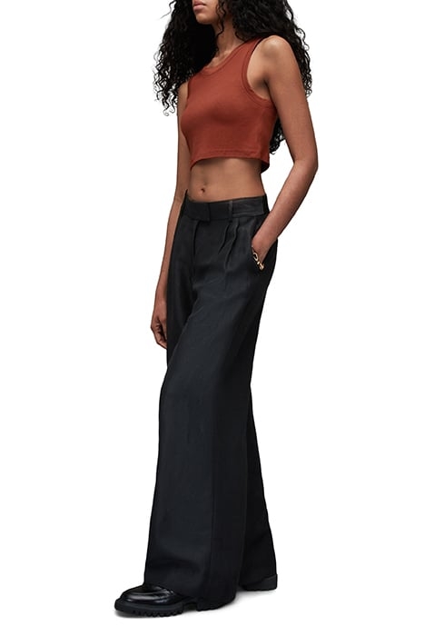 RINA CROPPED TANK RUST BROWN 3