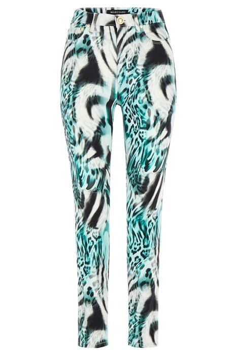 PRINTED STILETTO FELINE FEELING SKINNY PANT PRINT 5