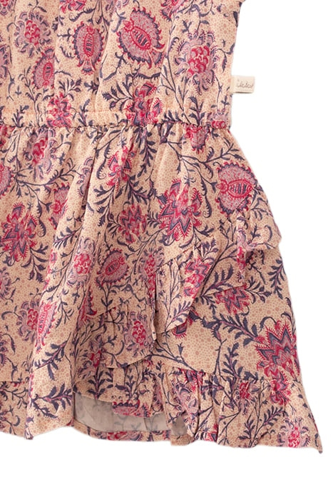BABY GIRLS’ PINK FLORAL PAISLEY PRINT LENZING™ ECOVERO™ DRES 3