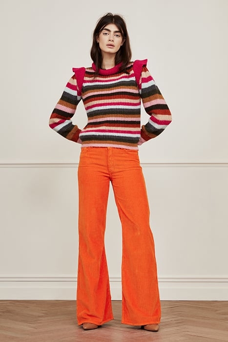 RAINBOW PULLOVER MOUNTAIN GREEN/ORANG 3