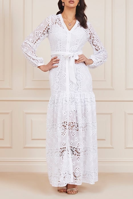 MARCIANO BY GUESS CASSANDRA DRESS TRUE WHITE A000 1