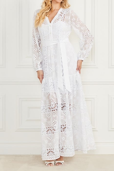 MARCIANO BY GUESS CASSANDRA DRESS TRUE WHITE A000 4