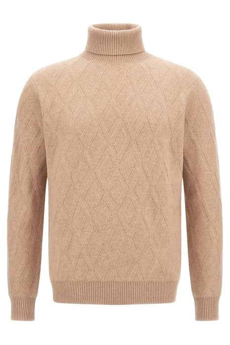 GUESS ECO LS TN RHOMBUS STITCH HERB TAN 4