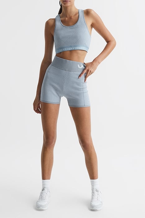 LITA-RIBBED SPORTS SHORTS BLUE 3