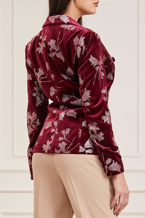 MARCIANO BY GUESS ANGELICA BLAZER PURPLE PETAL WITH RO 2