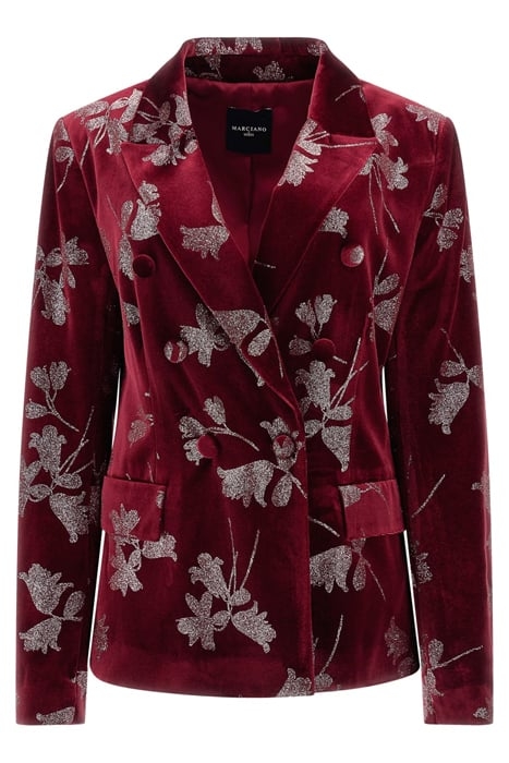 MARCIANO BY GUESS ANGELICA BLAZER PURPLE PETAL WITH RO 4