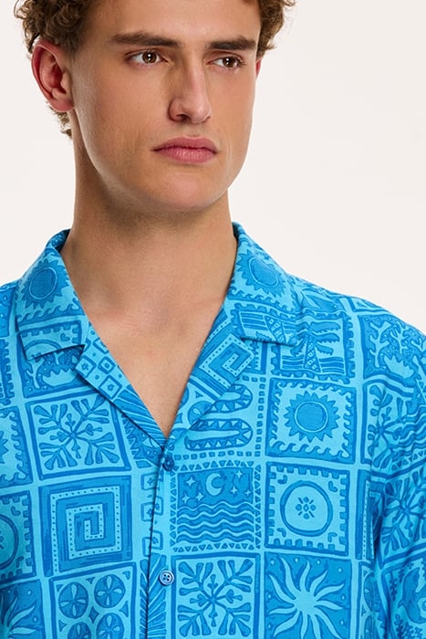 MEN SHORTSLEEVE MYTHOS TILE SKYDIVE BLUE 7