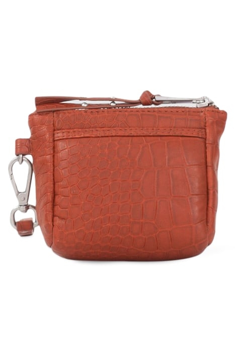 ORANGE CROC-EMBOSSED LEATHER 1440 TOY MINI CASE 2