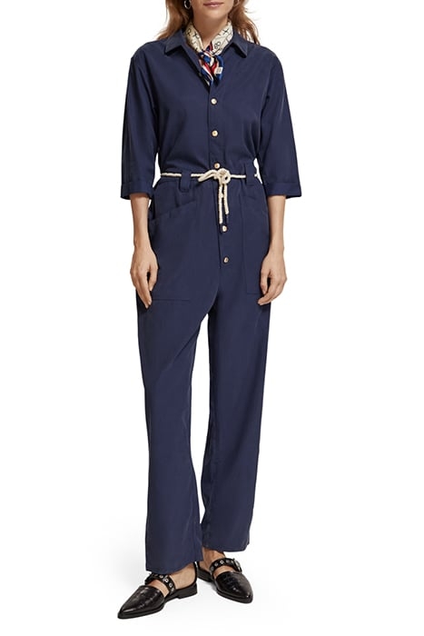 ALL IN ONE WITH CONTRAST STITCHING NAVY BLUE 5