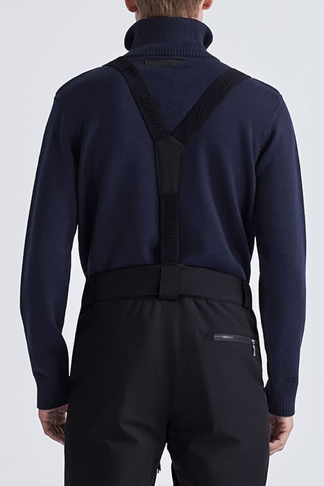 NAVY KNIT IKKS X DUVILLARD ZIP-NECK SWEATER NAVY 2