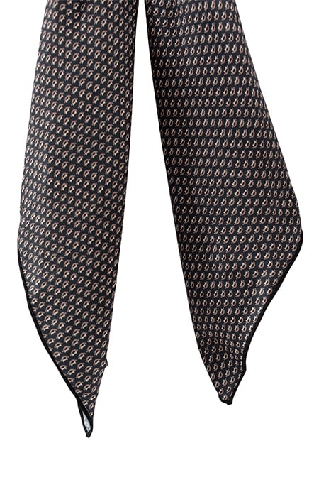 BLACK MINIMALIST PURE EDITION SCARF WITH RING BLACK 4