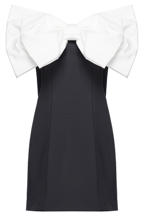 ANTIGUA ABITO CREPE STRETCH + TAFFETA BLACK/WHITE 1