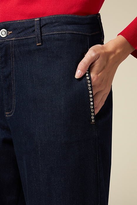 RINSE BOYFIT JEANS WITH RHINESTONE DETAIL BLUE 4