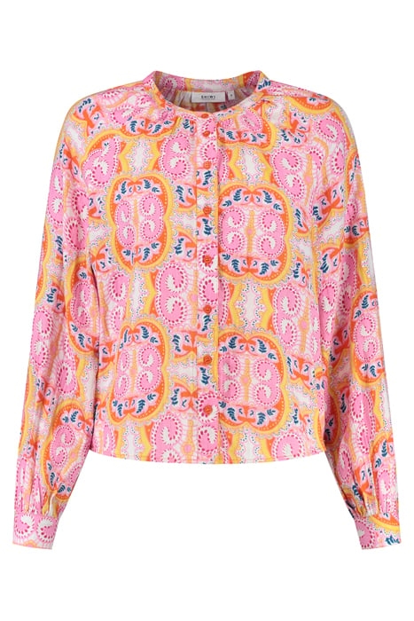 EZRA BLOUSE MYKONOS PAISLEY ORANGE MYKONOS PAISLEY 5