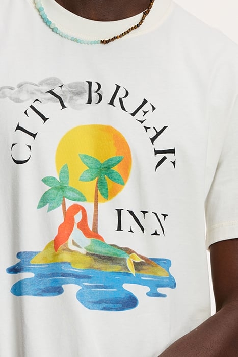 CITY BREAK INN T-SHIRT JET STREAM WHITE 5