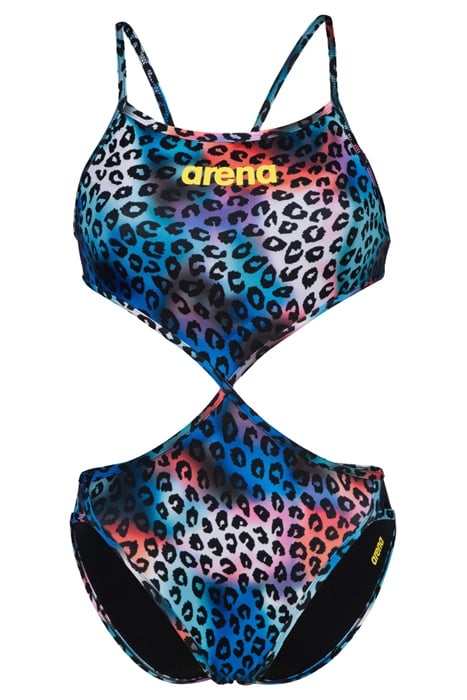 WOMEN'S RULE BREAKER SWIMSUIT TWIST'N'MI BLACK-MULTI-MULTI 5