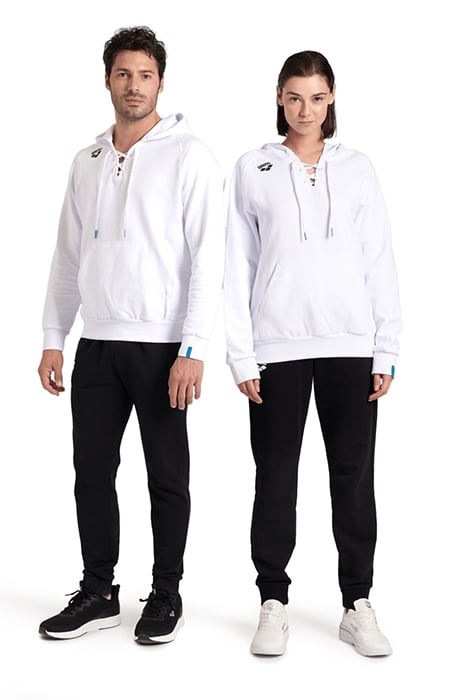 TEAM HOODED SWEAT LACED WHITE-LACE 1