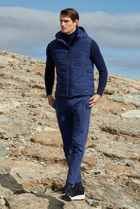 HEDLEY | PADDED COMMUTER VEST SAPPHIRE BLUE 4