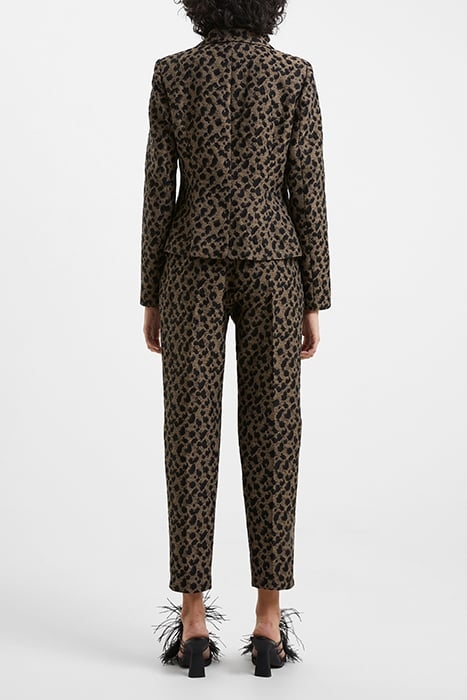 ESTELLA JACQUARD TROUSERS BLACK 3