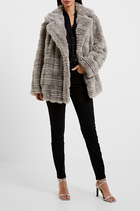 DARYN FAUX FUR COAT BLACK 4