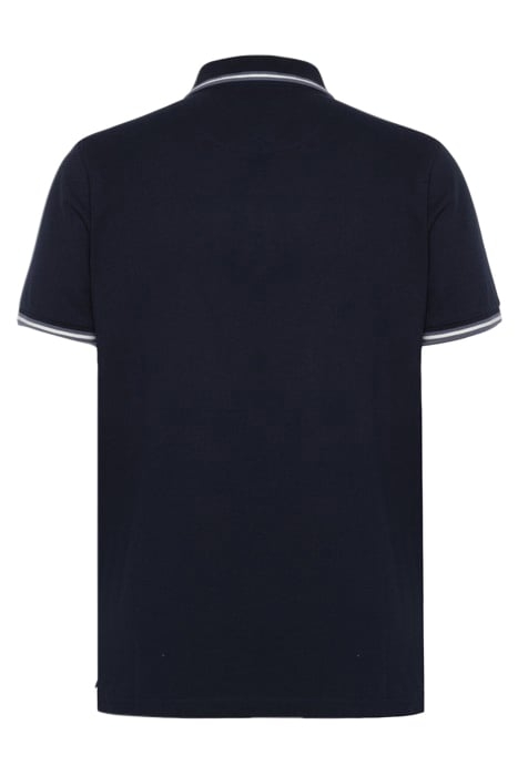 LUCASSI BADGE POLO DEEP MARINE 5