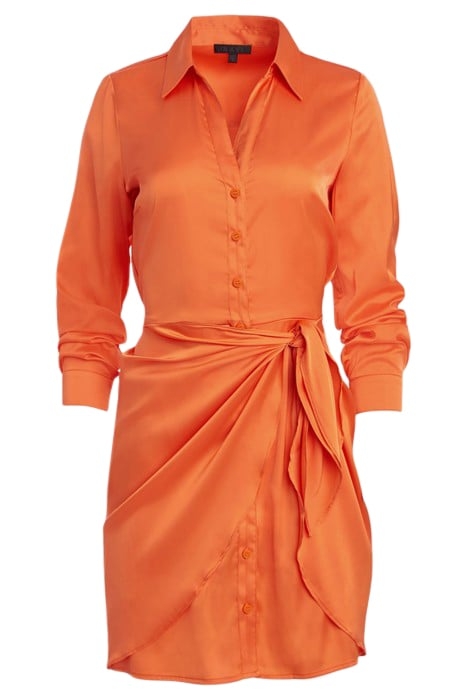 GUESS ECO ES LS ALYA DRESS ORANGE SLUSHIE 4