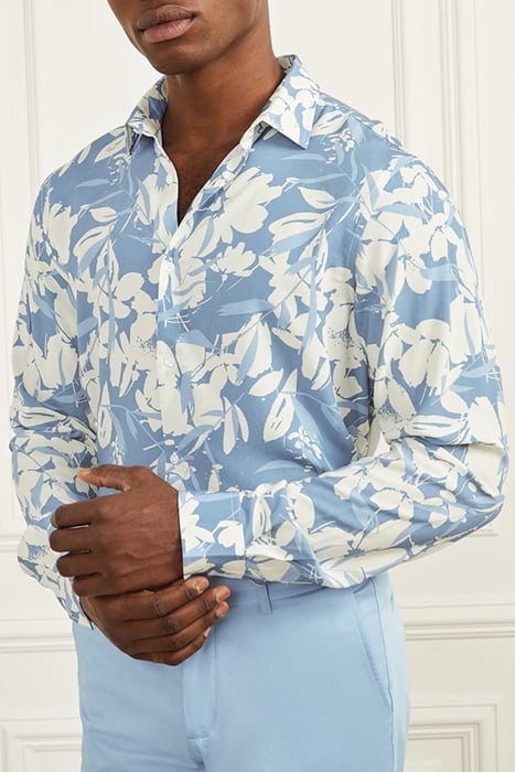 MARCIANO BY GUESS BENNY NEW COLLAR PAU BLUE MACROFLOWER CASU 5