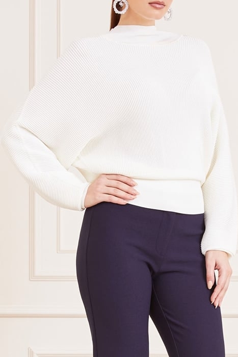 DARRA TOP SWEATER PALE KNITTED PEARL 1