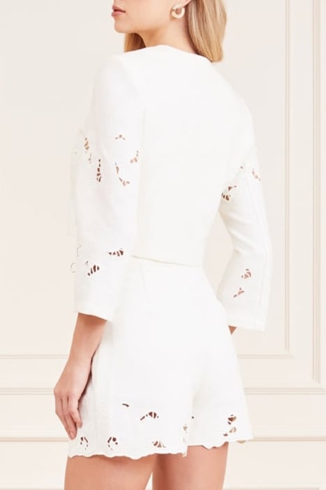 MARCIANO BY GUESS ANISA JACKET PALE CROPPED PEARL 2