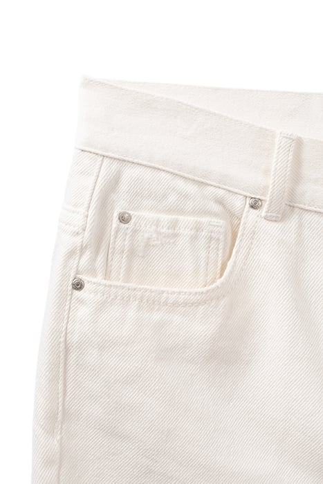 OFF-WHITE BOYFRIEND JEANS WITH FRINGED CUFFS 5