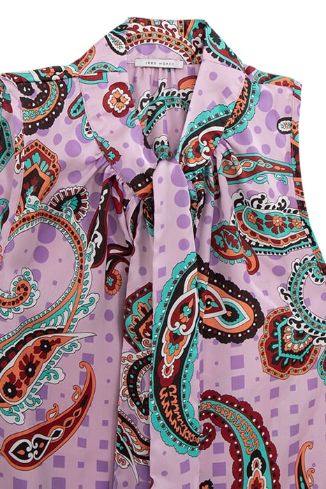 MARSHMALLOW RECYCLED TOP WITH XL PAISLEY PRINT 6