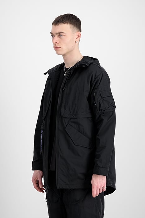 UTILITY FISHTAIL JACKET UV BLACK 1