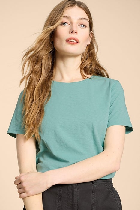 ABBIE TEE MID TEAL 6