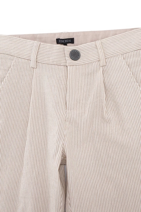 BOYS’ BEIGE STRIPED OCCASIONWEAR SUIT TROUSERS 3