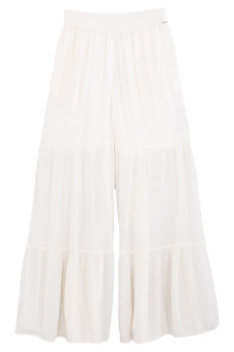 GIRLS’ OFF-WHITE LENZING™ ECOVERO™ WIDE LEG TROUSERS 1