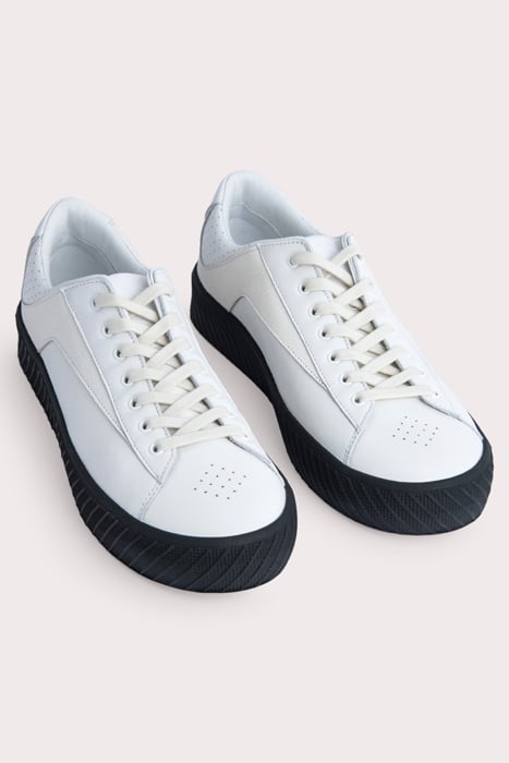 RODINA BLACK ON WHITE GRAINED LEATHER BLACK ON WHITE 3