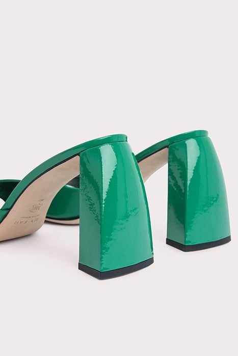 MICHELE CLOVER GREEN PATENT LEATHER CLOVER GREEN 4