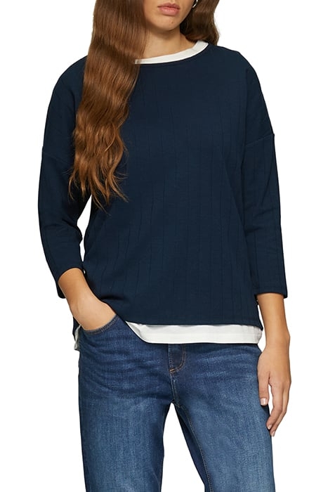 S.OLIVER-QS T-SHIRTS BLUE-MARINE 1