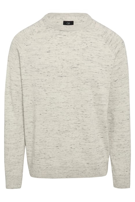 S.OLIVER-QS PULLOVER GREY/BLACK 5